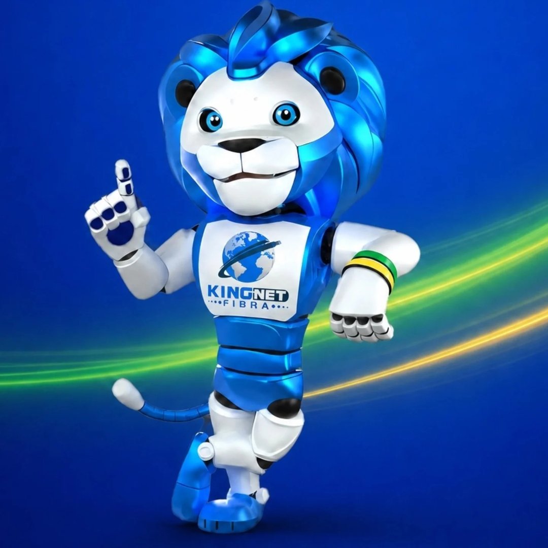 Mascote KingNet Fibra